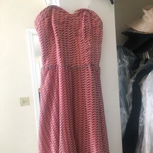 Guess strapless cocktail dress